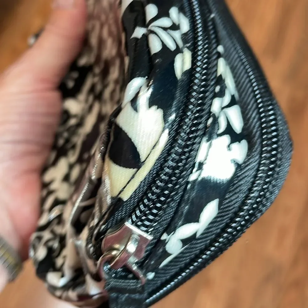 Beautifully Disney Parks Makeup Bag, black and white cosmetic bag